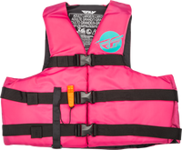 Nylon Flotation Vest Neon Pink/Teal Sm/Md