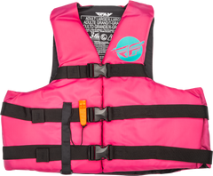 Nylon Flotation Vest Neon Pink/Teal Xs