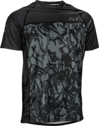 FLY RACING Super D Jersey Dark Grey Camo/Black - Part Number 352-8140S