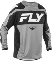 FLY RACING F 16 Jersey Grey/Black/White Small - Performance and Comfort