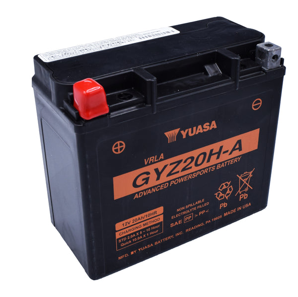 YUASA GYZ20H Sealed Factory Activated Battery