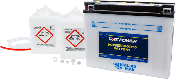 Battery W/Acid Cb16al A2 12v Heavy Duty