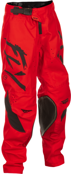 FLY RACING Youth Kinetic Stoke Pants Red/Black Sz 18 - Performance and Comfort