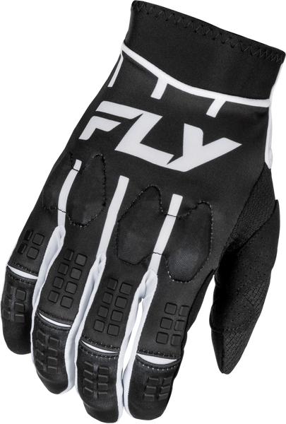 FLY RACING Evolution Dst Gloves Black/White Medium - Premium Protective Race Gloves