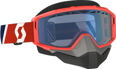 SCOTT Primal Snow Cross Goggle Red/Blue with Blue Lens - Part Number 278606-1228107