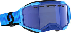 SCOTT Fury Snowcross Goggle - Blue/Black with Enhanced Blue Chrome Lens (Part Number: 278605-1034347)