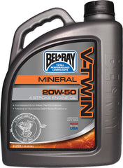 BEL-RAY V Twin Mineral Engine Oil 20W-50 4L - Part Number 96905-BT4