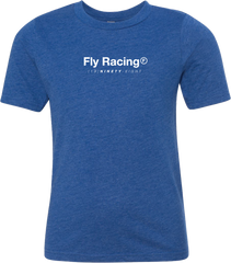 FLY RACING Youth Fly Lost Tee Royal Blue YL - Premium Comfort and Style