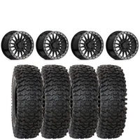 VALOR V06 GLOSS BLACK BEADLOCKS MOUNTED ON SYSTEM 3 RC500/500S