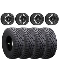 VALOR OFFROAD V06 BEADLOCKS SATIN BLACK ON ATTURO TRAIL BLADE XT SXS