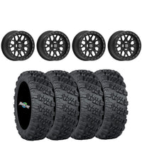 Valor Offroad V07 SATIN BLACK beadlock on ITP Versa Cross