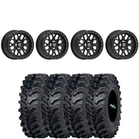 Valor Offroad V07 SATIN BLACK beadlock on ITP MT911