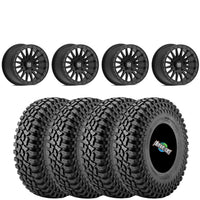 VALOR OFFROAD V06 SATIN BLACK BEADLOCK ON SUPER ATV INCURSION A/T