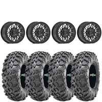 Valor Offroad V08 Beadlock Wheels on Maxxis Carnivore Tires – UTV Wheel & Tire Kit