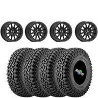 Valor Offroad V09 SATIN BLACK beadlock on Super ATV Incursion A/T