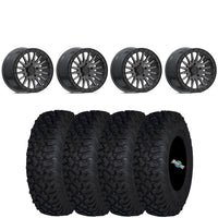 VALOR OFFROAD V06 BRUSHED GUNMETAL BEADLOCKS ON ITP COYOTE