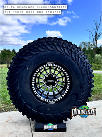 Metal FX Delta  beadlock Satin Blk/ Contrast Cut 15x10 on Obor Roc Scraper