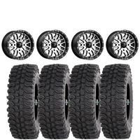 MSA M38 Brute Wheels on Frontline BDC Tires – Mounted UTV Kit
