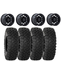KMC Torx Matte Black beadlock on System 3 XC450 | 4/156