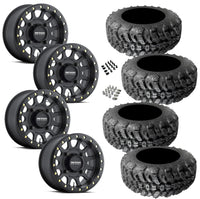 Method 401 Matte Black beadlocks 4/137 mounted on Interco Sniper 920 tires