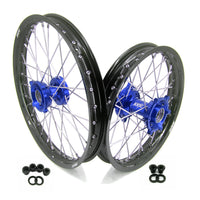 KKE 17/14 Factory Size Kids Big Wheels Rims Fit KTM SX 85 2025 Husqvarna TC85 2025 Blue