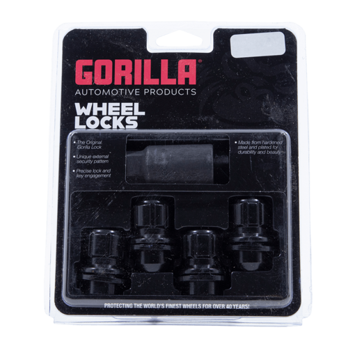 GORILLA LOCK NISSAN MAG 12-1.25 BLK CLAM