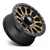 Fuel UTV D600 15X7 4X137 MT-BRNZ-BBR 38MM Wheel