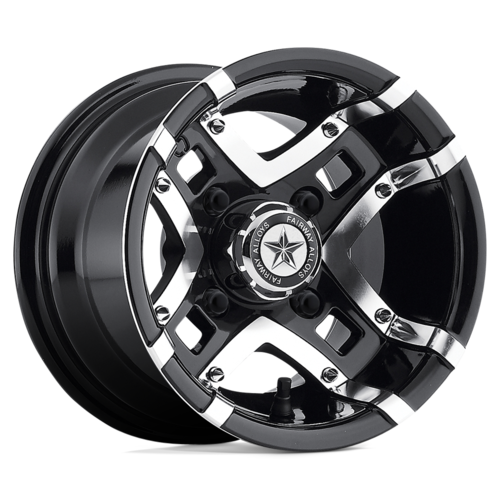 FA123 10X7 4X4.0 G-BLK MACH -25MM