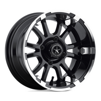 FA132 12X6 4X4.0 MACH M-BLK -20MM
