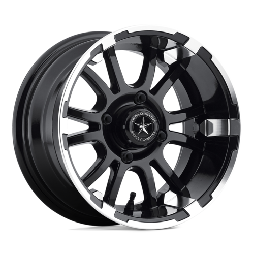 FA134 14X6.5 4X4.0 MACH M-BLK -20MM