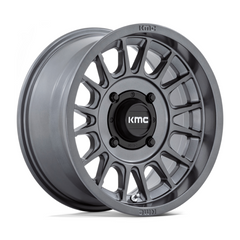 KMC Powersports KS138 15X7 4X137 Anthracite Wheel - 10mm Offset