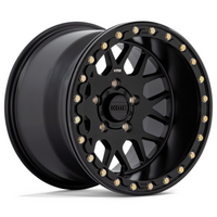 KMC Powersports KS235 Black 15x10 Wheels with 5x4.5 Bolt Pattern