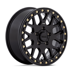 KMC Powersports KS235 15-Inch Black Wheel - 5x4.5 Bolt Pattern