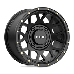 KMC Powersports KS135 14X7 4X156 S-BLK 10MM Wheel