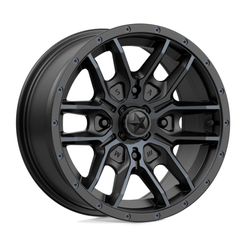 MSA Offroad Wheels MA43 15x7 4x156 S-BLK TTCC 10MM