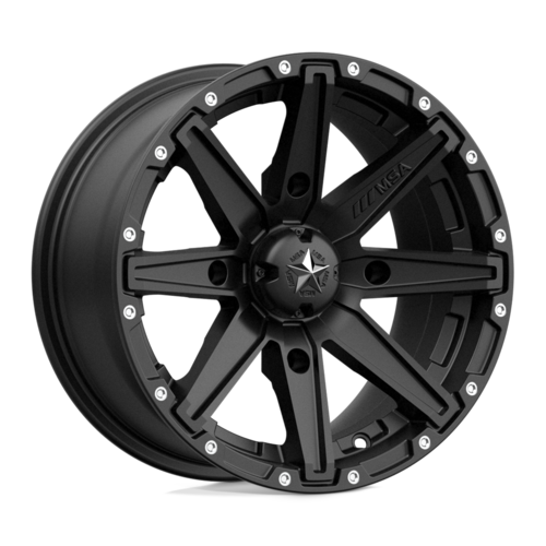 MSA Offroad Wheels MA33 14X10 4X110 S-BLK 00MM - Stylish Offroad Wheel