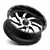 MSA Offroad Wheels MA36 20x7 4x156 Machined Gloss Black Wheel