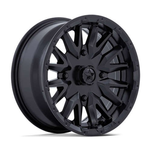 MSA Offroad Wheels MA049 15X7 4X156 M-BLK 10MM - Stylish Black Wheel