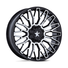 MSA Offroad Wheels MA050 15x7 5x4.5 Gloss Black Machined 10mm