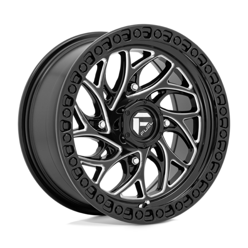 Fuel UTV D741 15X10 4X137 GL-BLK-MIL 00MM Wheel