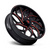 Fuel UTV D779 24X7 G-BLK-MILL-RD 13MM Wheel