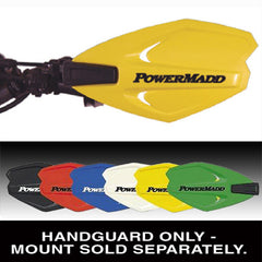 POWERMADD Power X Series Handguards - Yellow/No Mount (Part #34285)