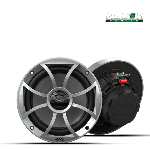 RECON 6-S | RECON™ Series 6.5-inch High-Output Component Style Coaxial Speakers w/ XS-Silver Grilles