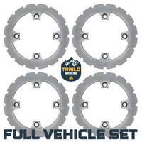 Kawasaki KRX/KRX4 1000 2020-2026 Ridge Rider Disc Brake Rotor Kit