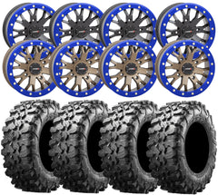 System3 SB 4 and Maxxis Carnivore UTV Wheel and Tire Kit