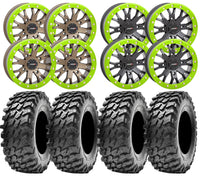 System3 SB 4 and Maxxis Rampage UTV Wheel and Tire Kit