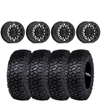 Valor Offroad V08 Beadlock Wheels on ITP Intersect Tires – Mounted UTV Wheel & Tire Kit