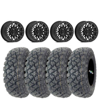 VALOR OFFROAD SATIN BLACK V08 BEADLOCKS ON FEDERAL XPLORA U/T