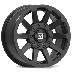 Valor V02 Satin Black UTV Wheels 