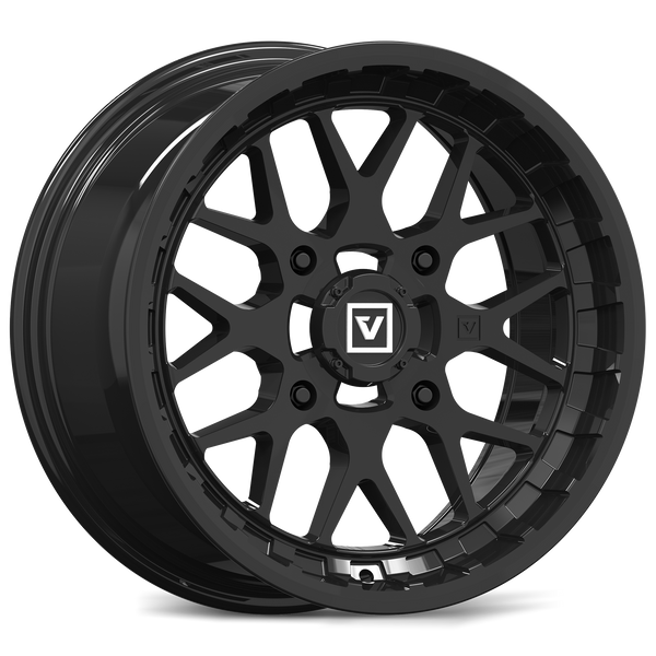 Valor V03 Gloss Black UTV Wheels